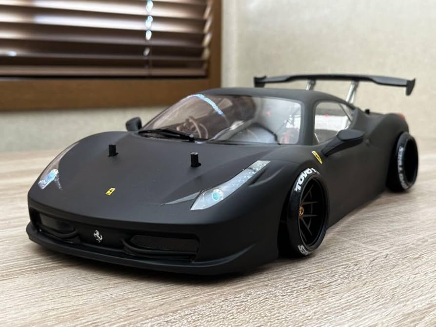 Amazon.co.jp: 1/10 RC フェラーリ458 カスタム ボディ マット
